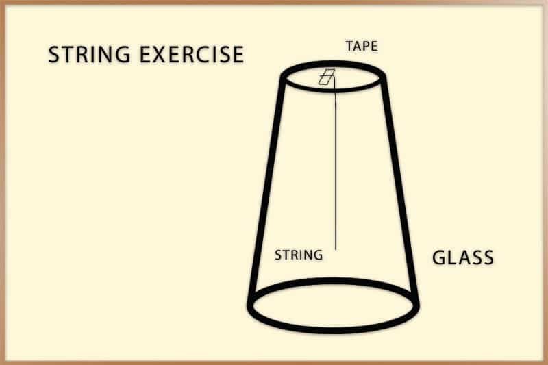 String exercise, telekinesis practice for beginners