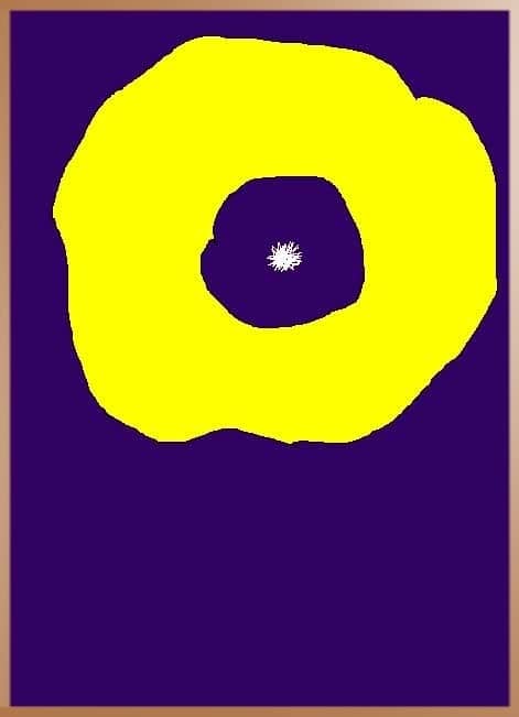 Yellow and purple illustration helps to open third-eye
