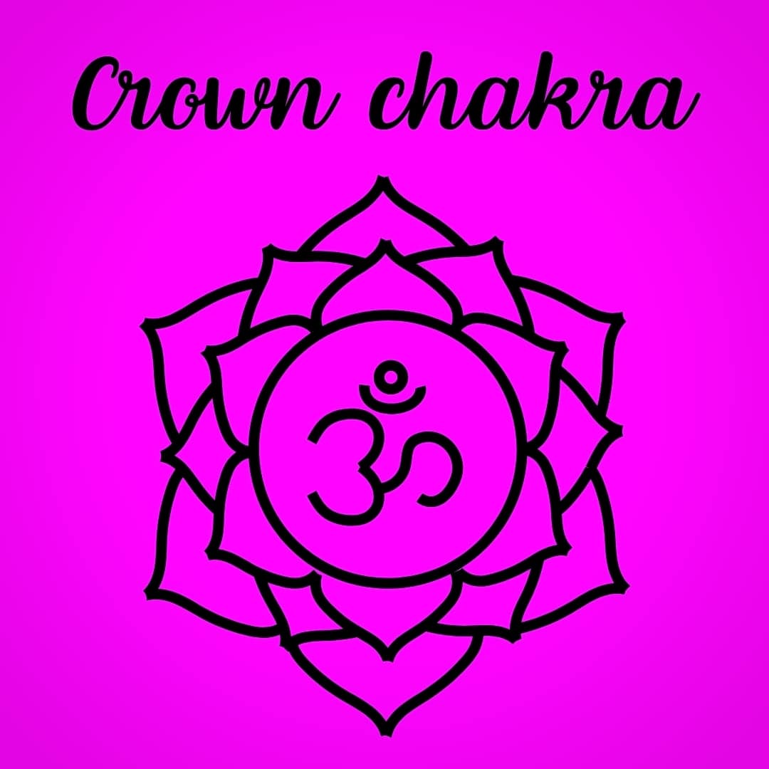 Purple crown chakra